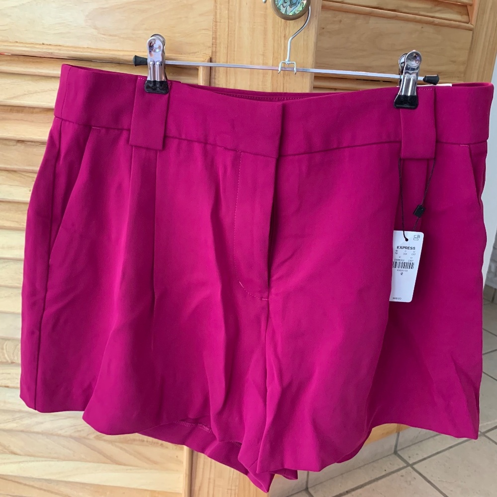 Express fuchsia shorts